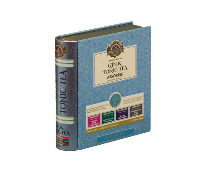 BASILUR Gin & Tonic Tea Blue Book As. plech