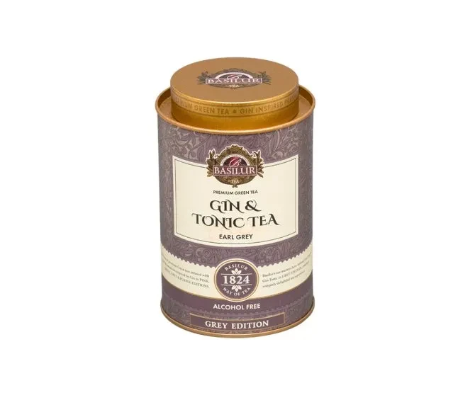 BASILUR Gin & Tonic Earl Grey plech 75g