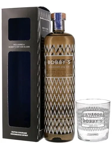 Bobbys + sklo Gin 42%0.70l