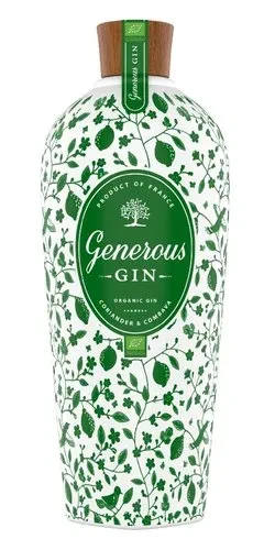 Generous Organic Gin Coriander & Combava  44%0.70l