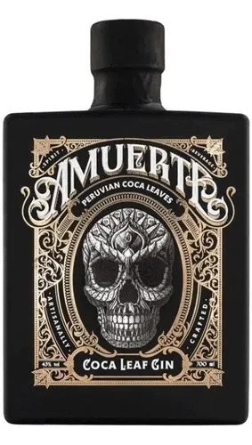 Amuerte Coca leaf Black Gin  43%0.70l