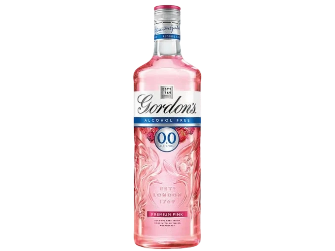 Alcohol Free Gin Gordons PINK ZERO  0% 0.70l