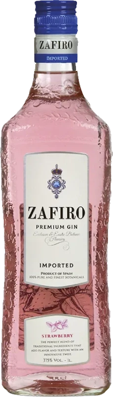 Zafiro Pink Premium Gin, Strawberry 37,5%  0,7l