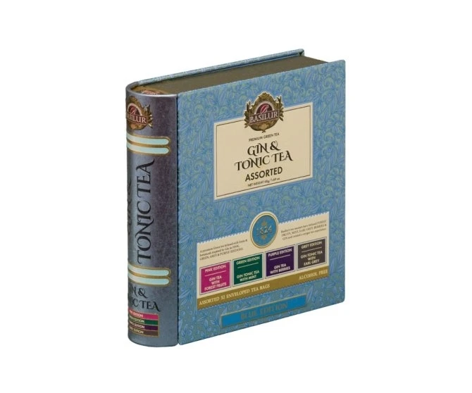 BASILUR Gin & Tonic Tea Blue Book As. plech