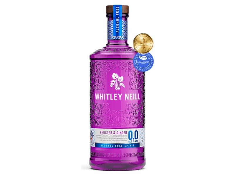 Alcohol Free Gin Whitley Neill Rhubarb & Ginger  0% 0.70l