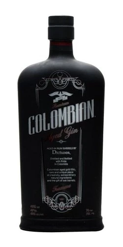 Colombian Gin Treasure black Gin 43%0.70l