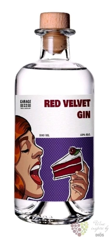 Garage22 R.Velvet Gin Zrzka   42% 0.50l