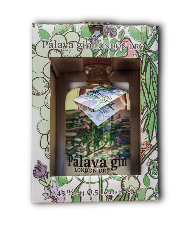 Darkove balení Pálava Gin London Dry 43%, 0,5l