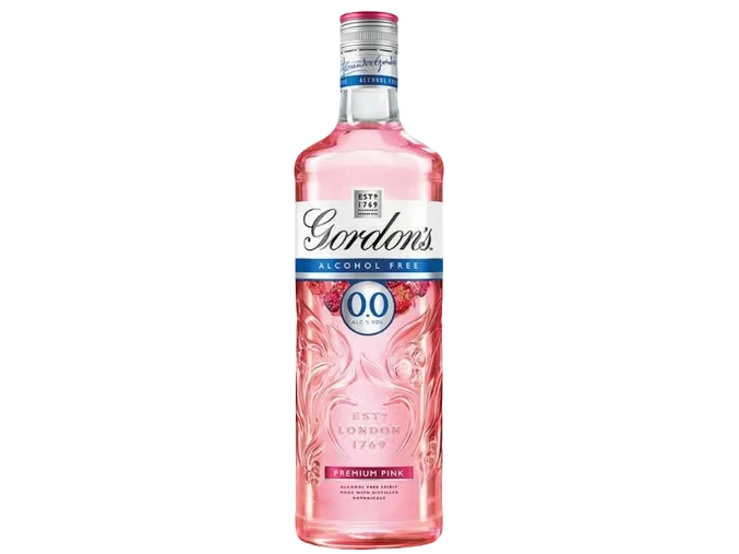 Alcohol Free Gin Gordons PINK ZERO  0% 0.70l