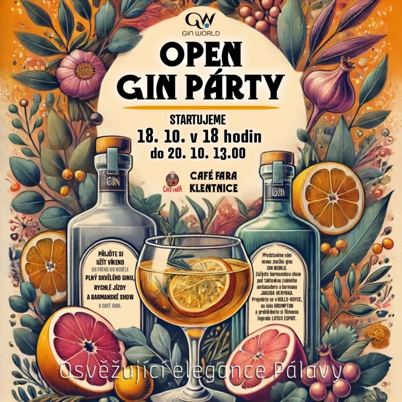 Obrázek eventu - Open gin párty